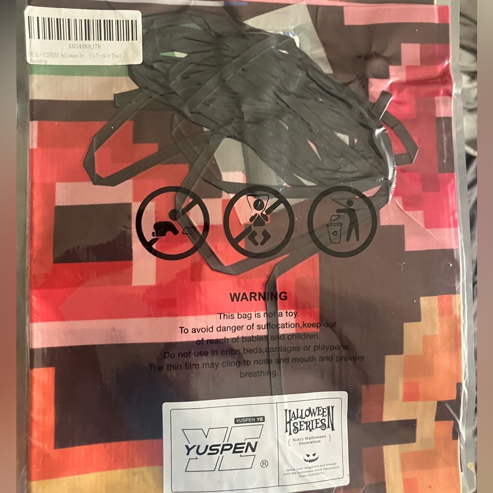 Halloween Trunk or Treat Car Backdrop